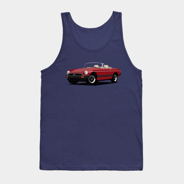 MGB Roadster Tank Top by TheArchitectsGarage